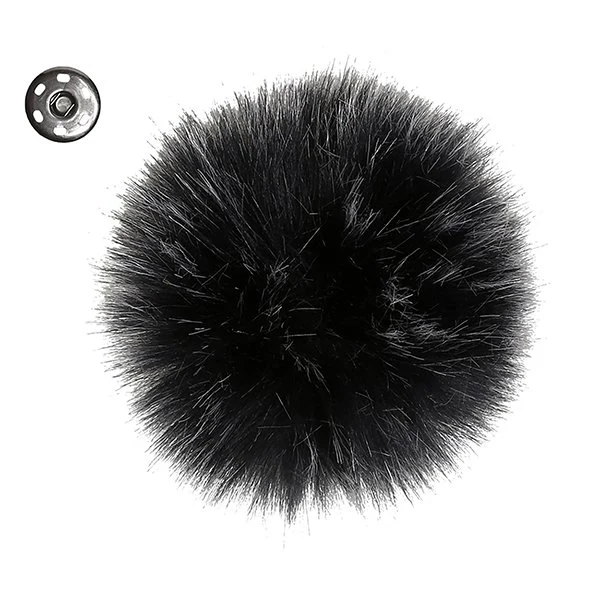 Go Handmade Pompon m. trykknap, 10 cm